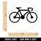Racing Bike Bicycle Cyclist Cycling Rubber Stamp for Stamping Crafting Planners